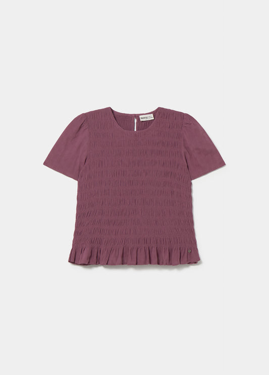 Blusa algodón smock