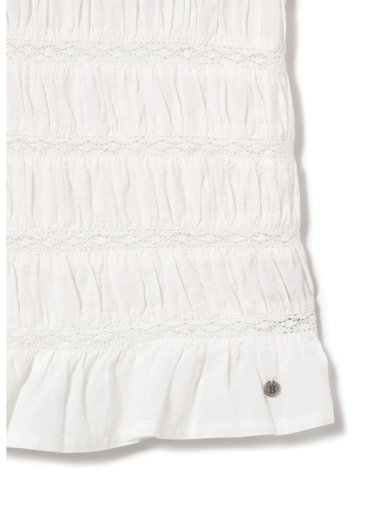 Blusa smock detalle laces