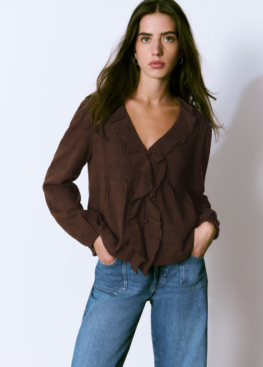 Blusa volantes