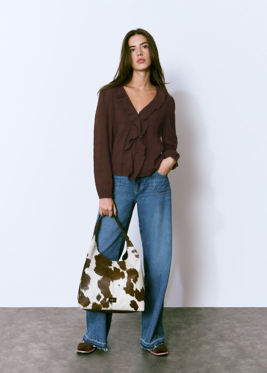 Blusa volantes