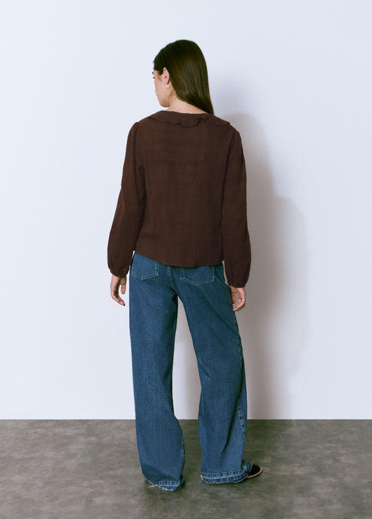 Blusa volantes