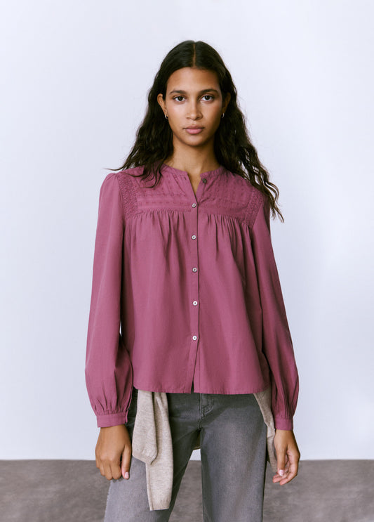 Blusa algodón pecherín