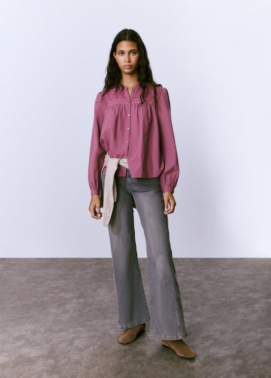 Blusa algodón pecherín