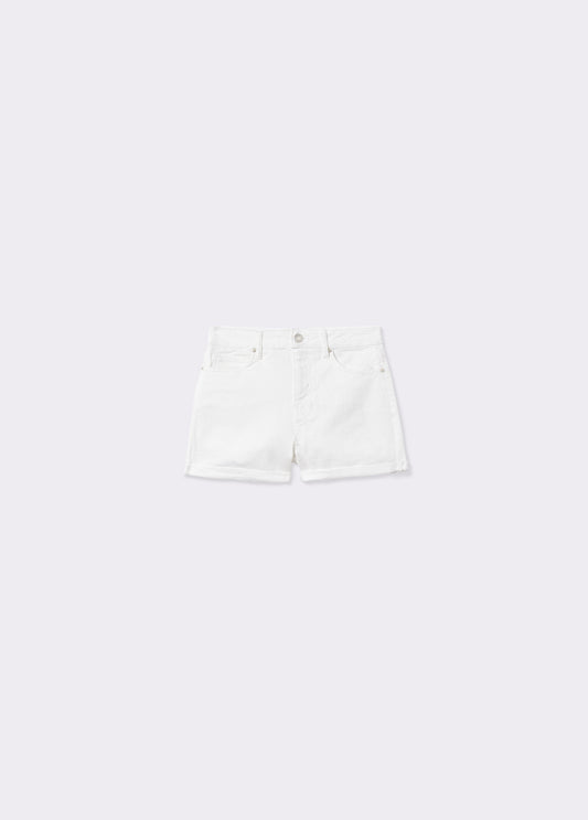 Short estrellas parche denim