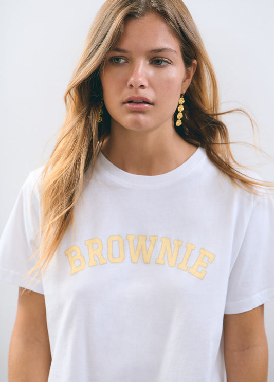 Camiseta texto brownie