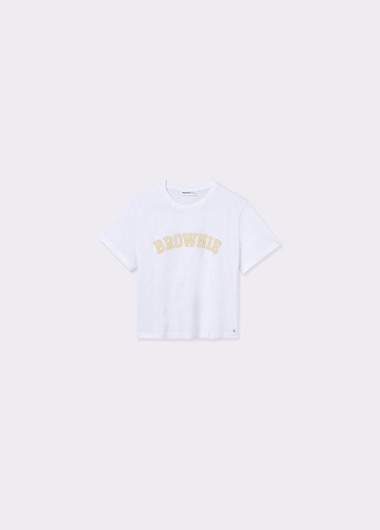 Camiseta texto brownie
