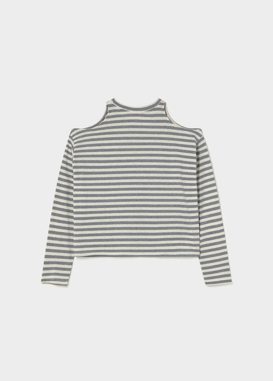 Camiseta raya tejida