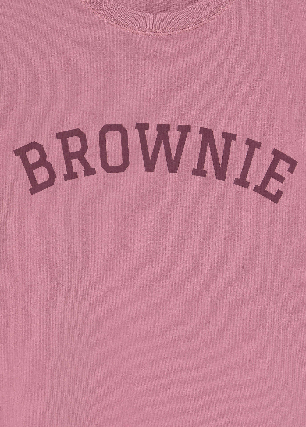 Camiseta texto Brownie