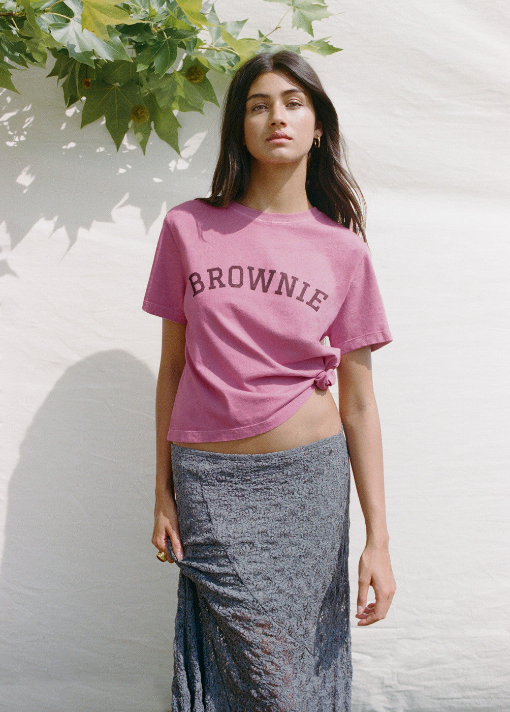 Camiseta texto Brownie