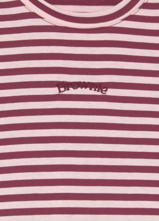 Camiseta rayas hombros descubiertos