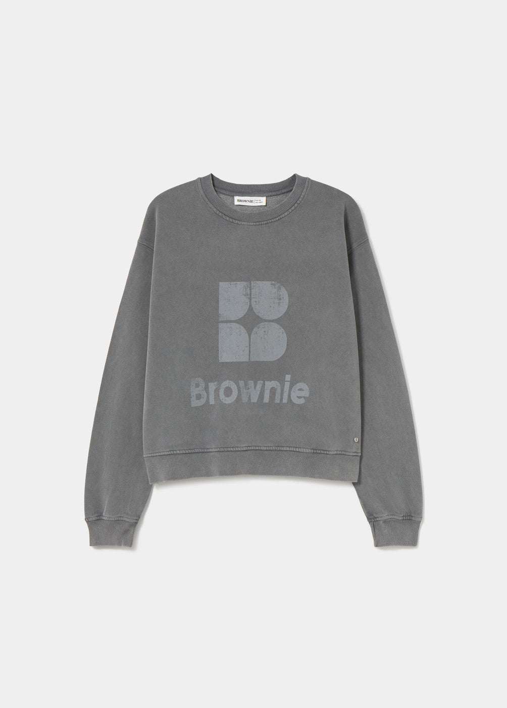 Sudadera gris logo