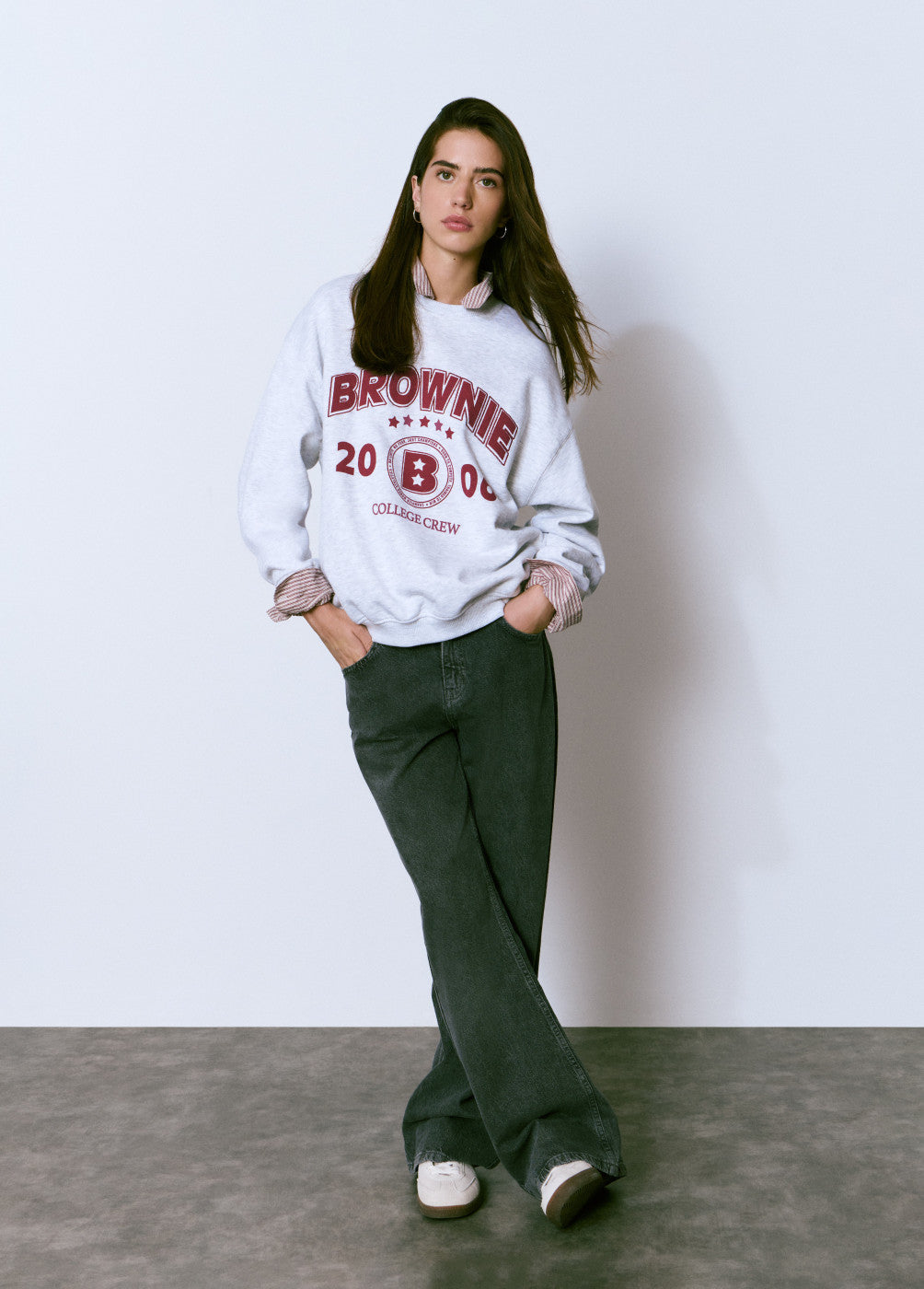 Sudadera vigore bordada