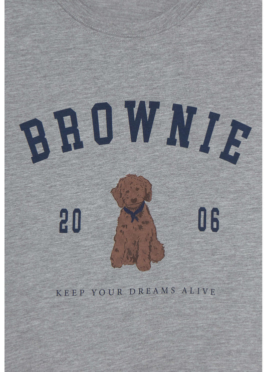 Camiseta perrito Brownie
