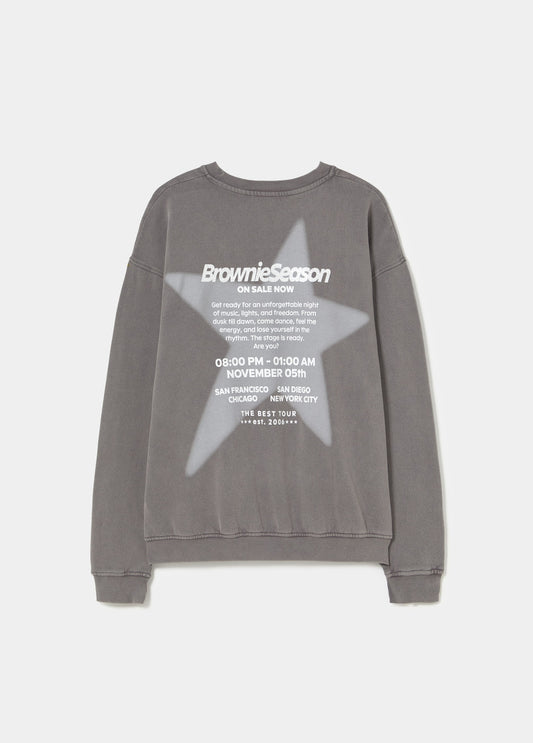 Sudadera estrella espalda