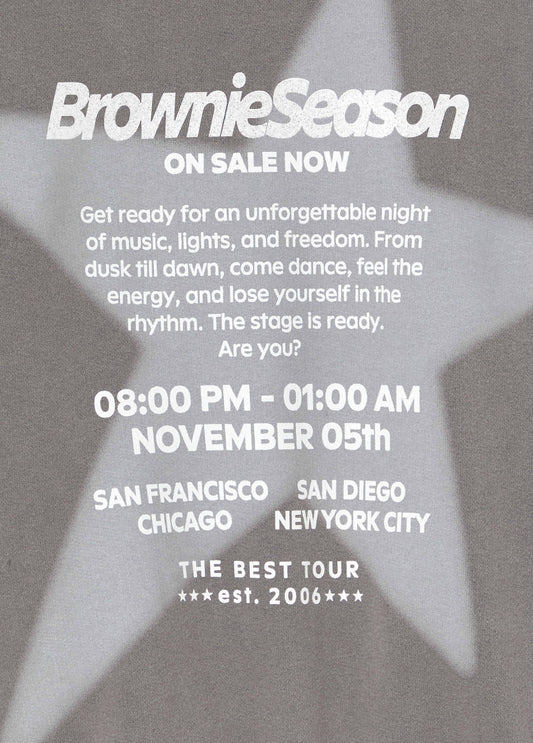 Sudadera estrella espalda