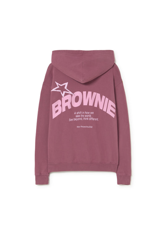 Sudadera capucha print espalda