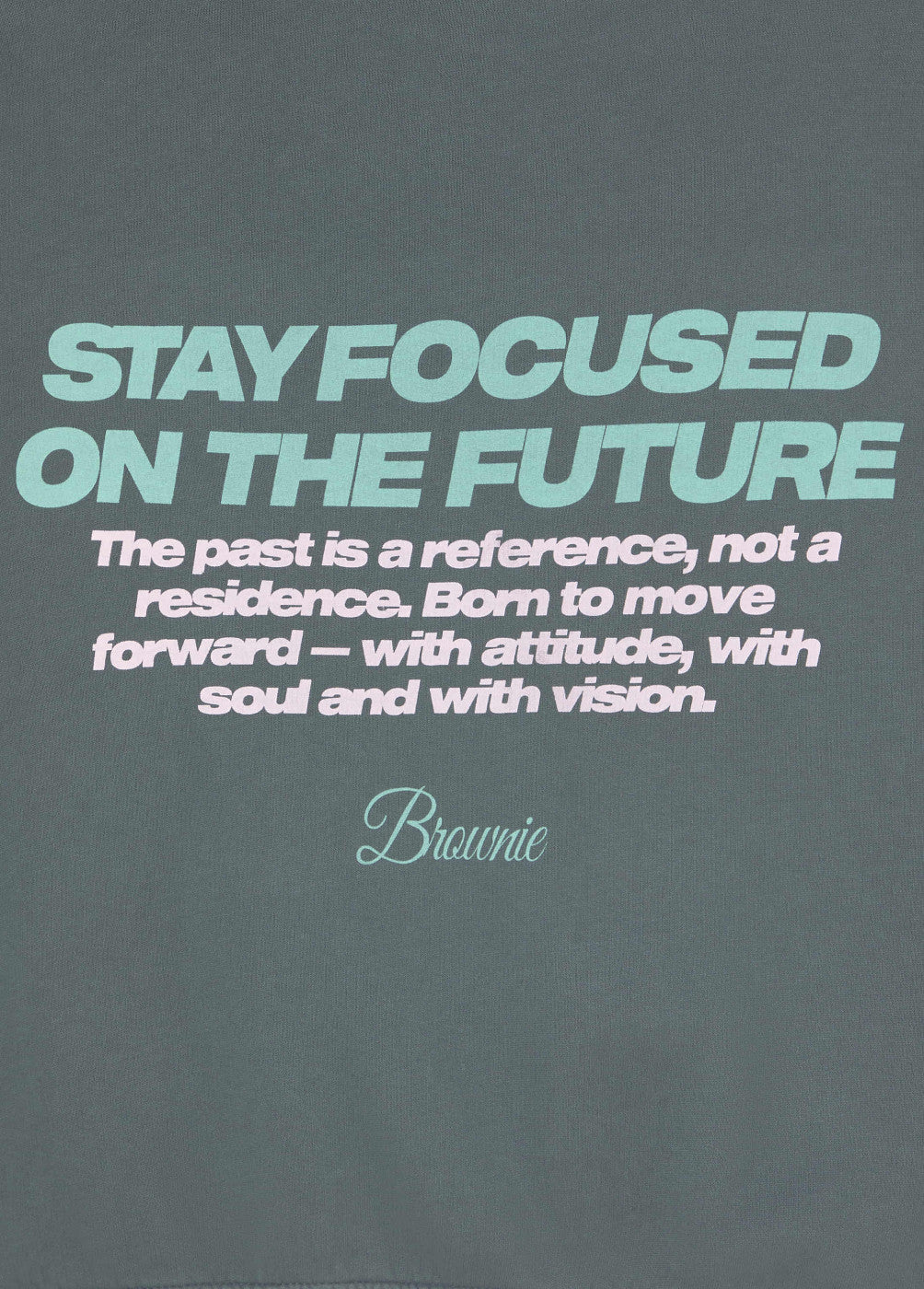 Sudadera capucha print espalda