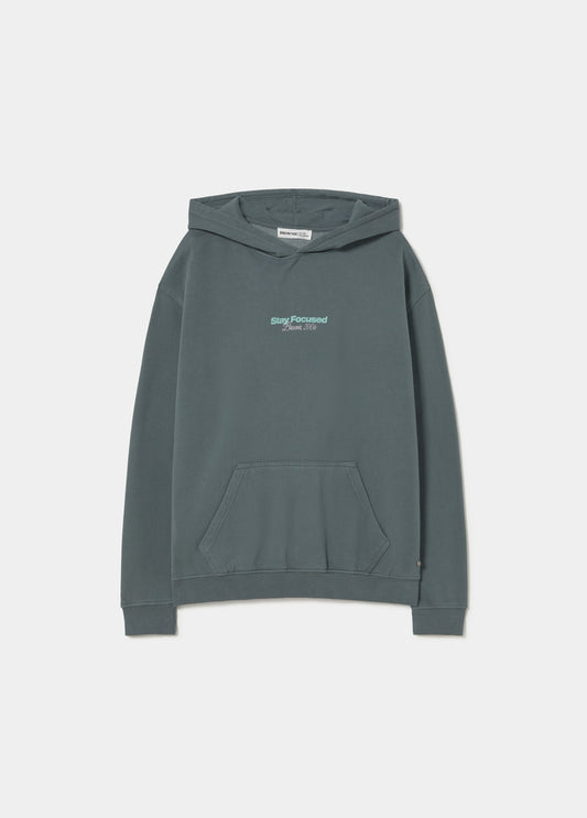 Sudadera capucha print espalda