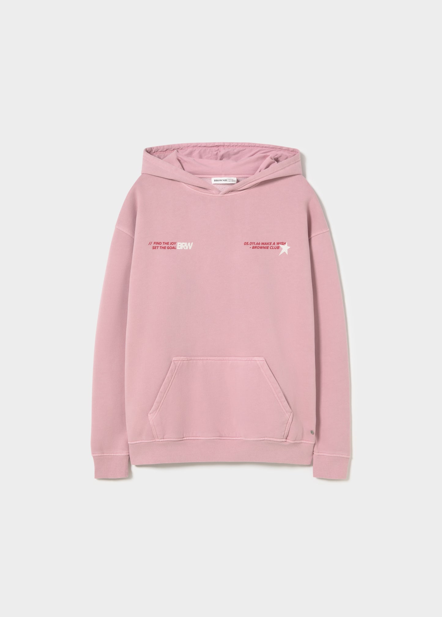 Sudadera capucha texto