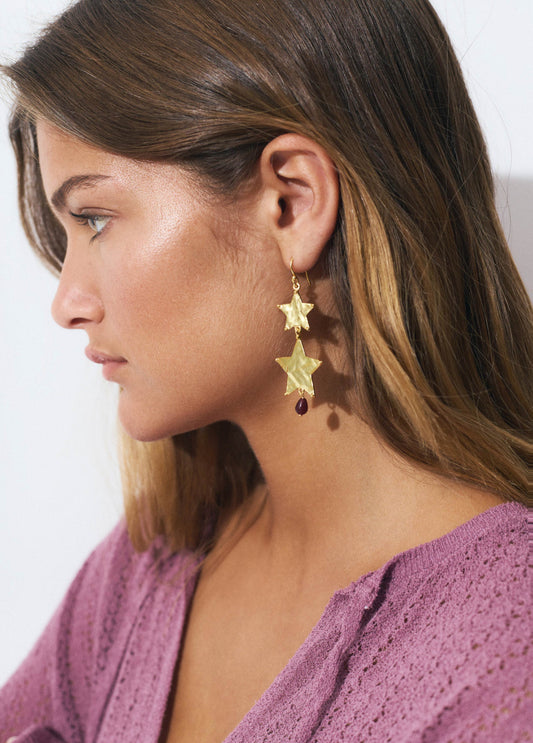 Pendiente estrellas