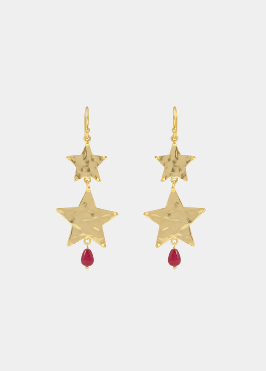 Pendiente estrellas