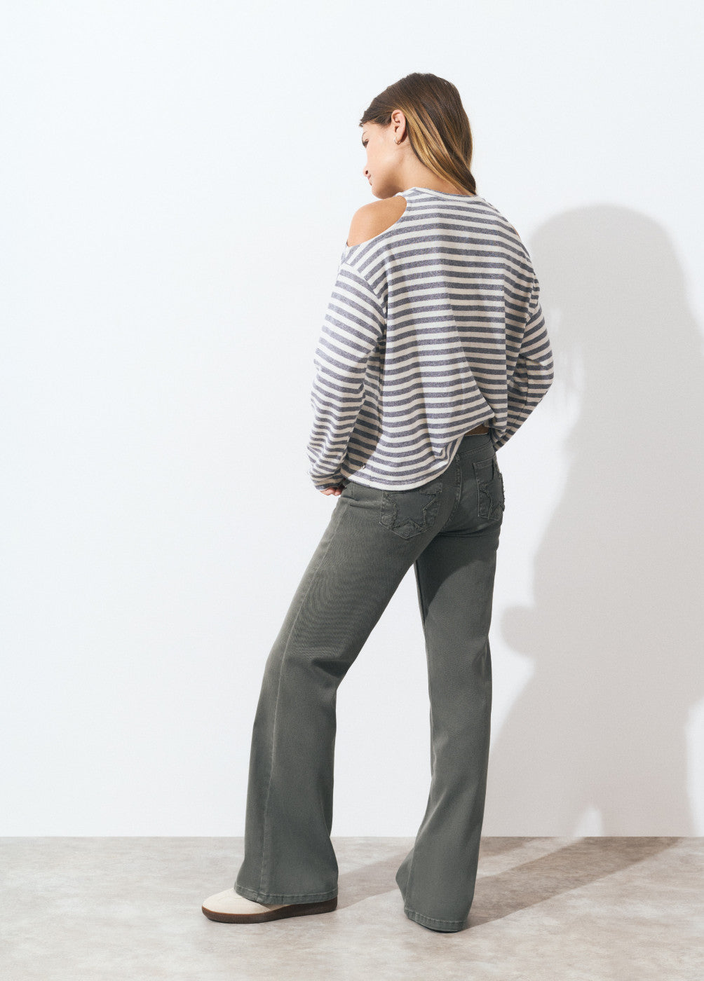 Pantalón culotte estrella parche