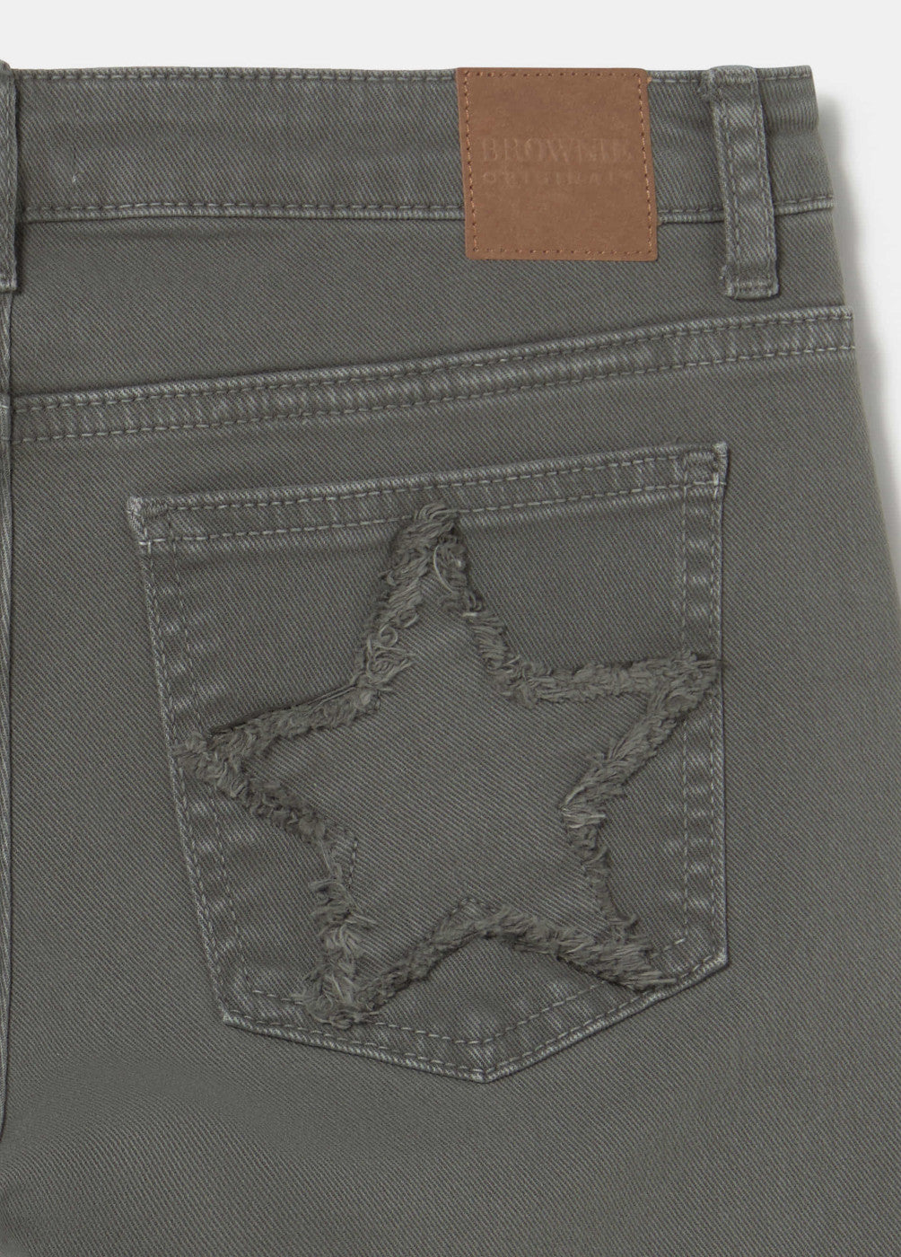 Pantalón culotte estrella parche