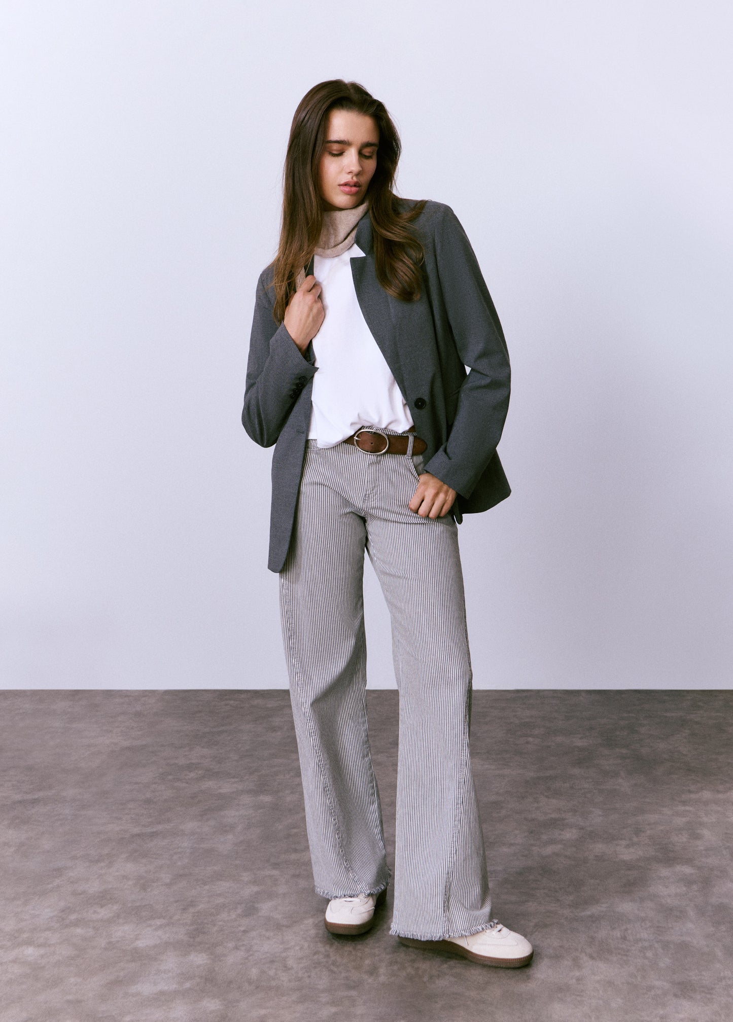 Pantalón rayas pieza lateral