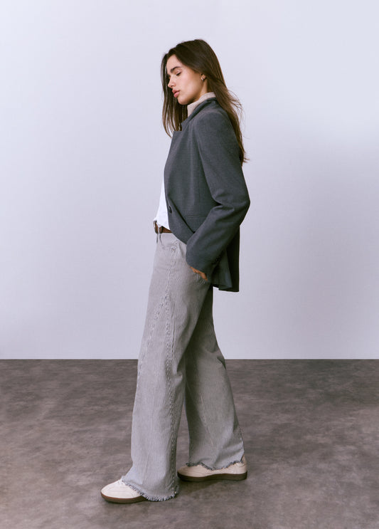 Pantalón rayas pieza lateral