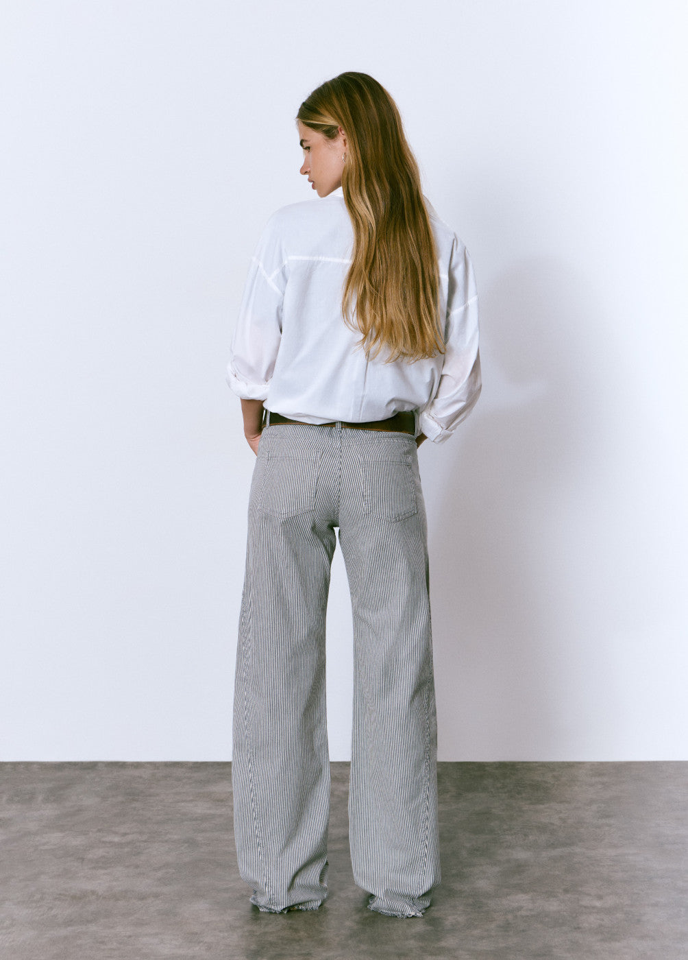 Pantalón rayas pieza lateral