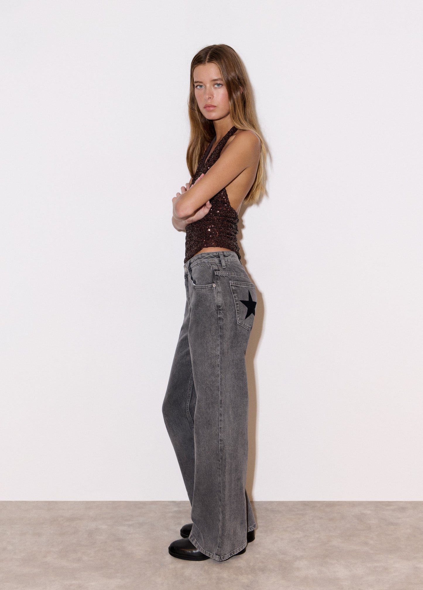 Jeans estrellas trasero