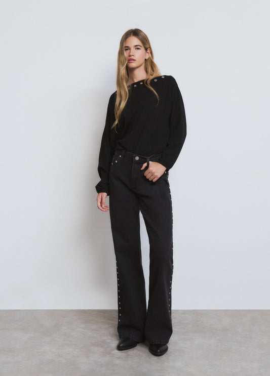 Jeans tachas estrellas