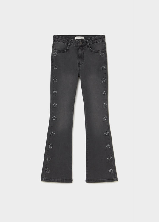 Jeans flare estrellas