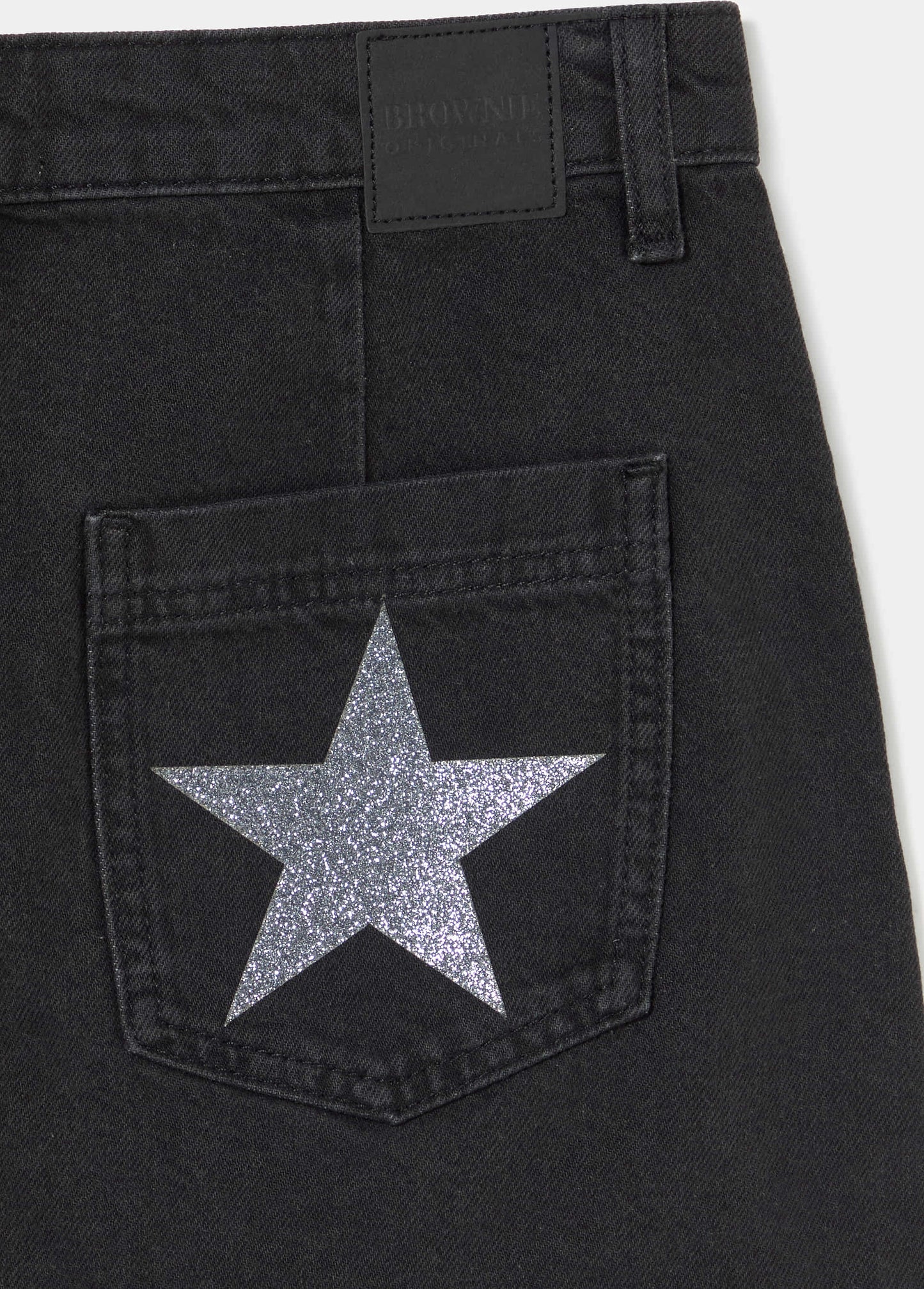 Falda estrellas glitter trasero