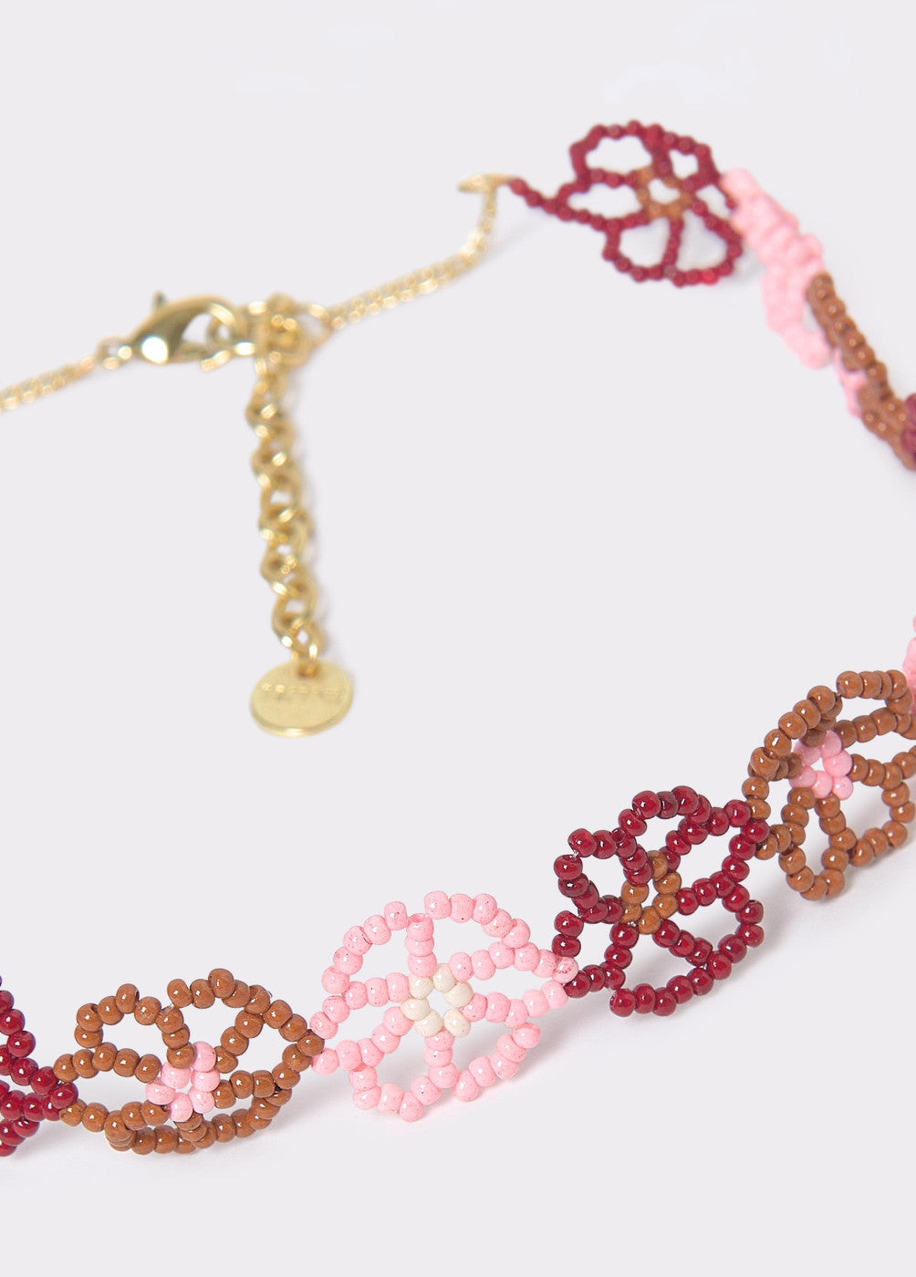 Collar flores beads