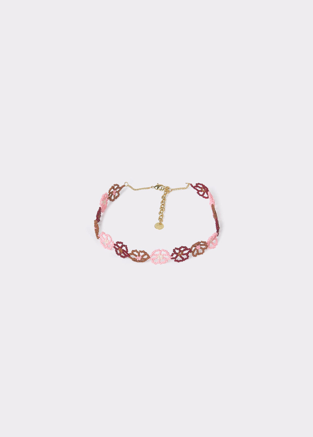 Collar flores beads