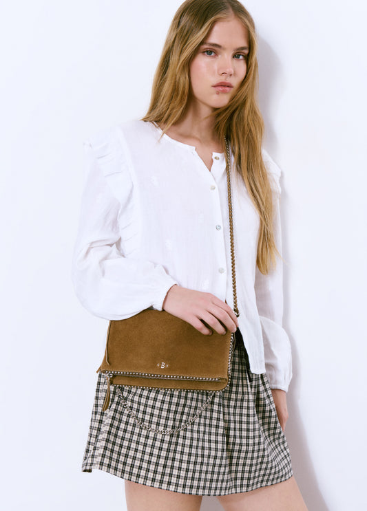 Bolso piel solapa