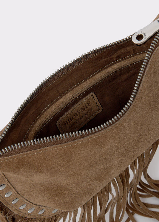 Bolso bandolera flecos
