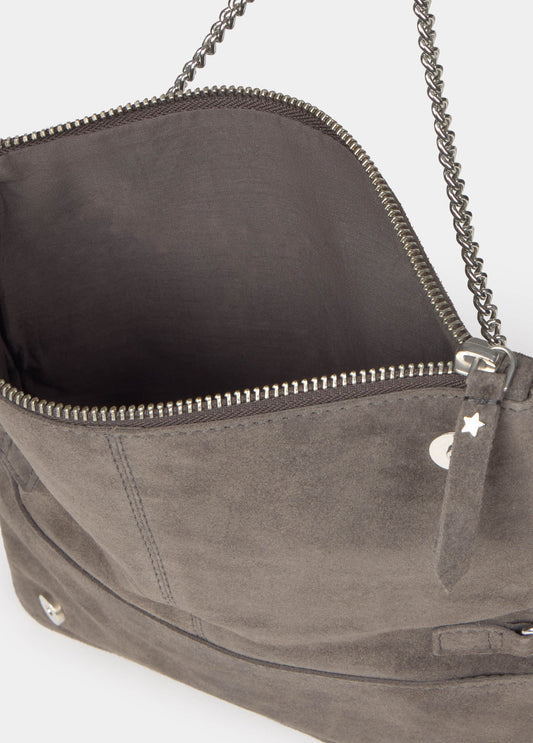 Bolso solapa eyelets estrellas