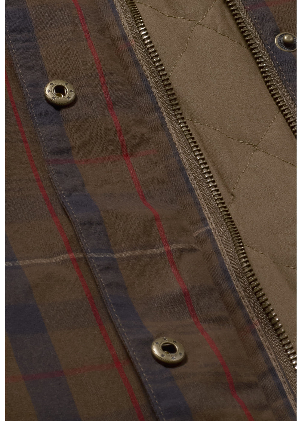 Chaqueta encerada cuadros