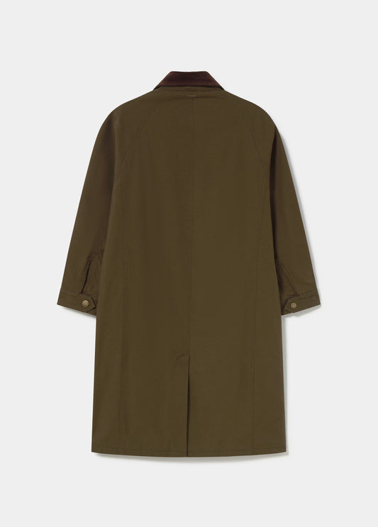 Parka larga de algodón