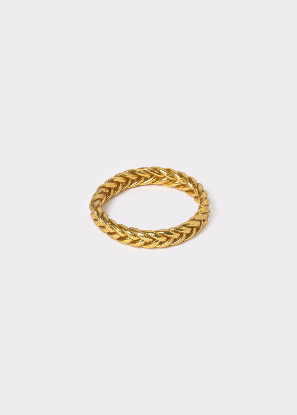 Pulsera pan de oro trenzada