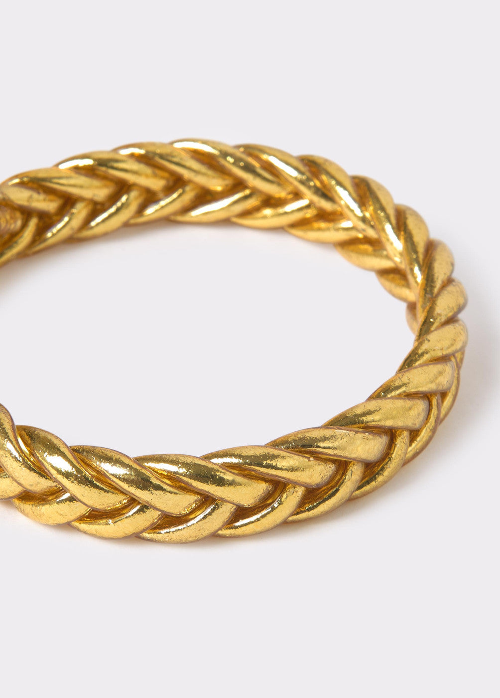 Pulsera pan de oro trenzada