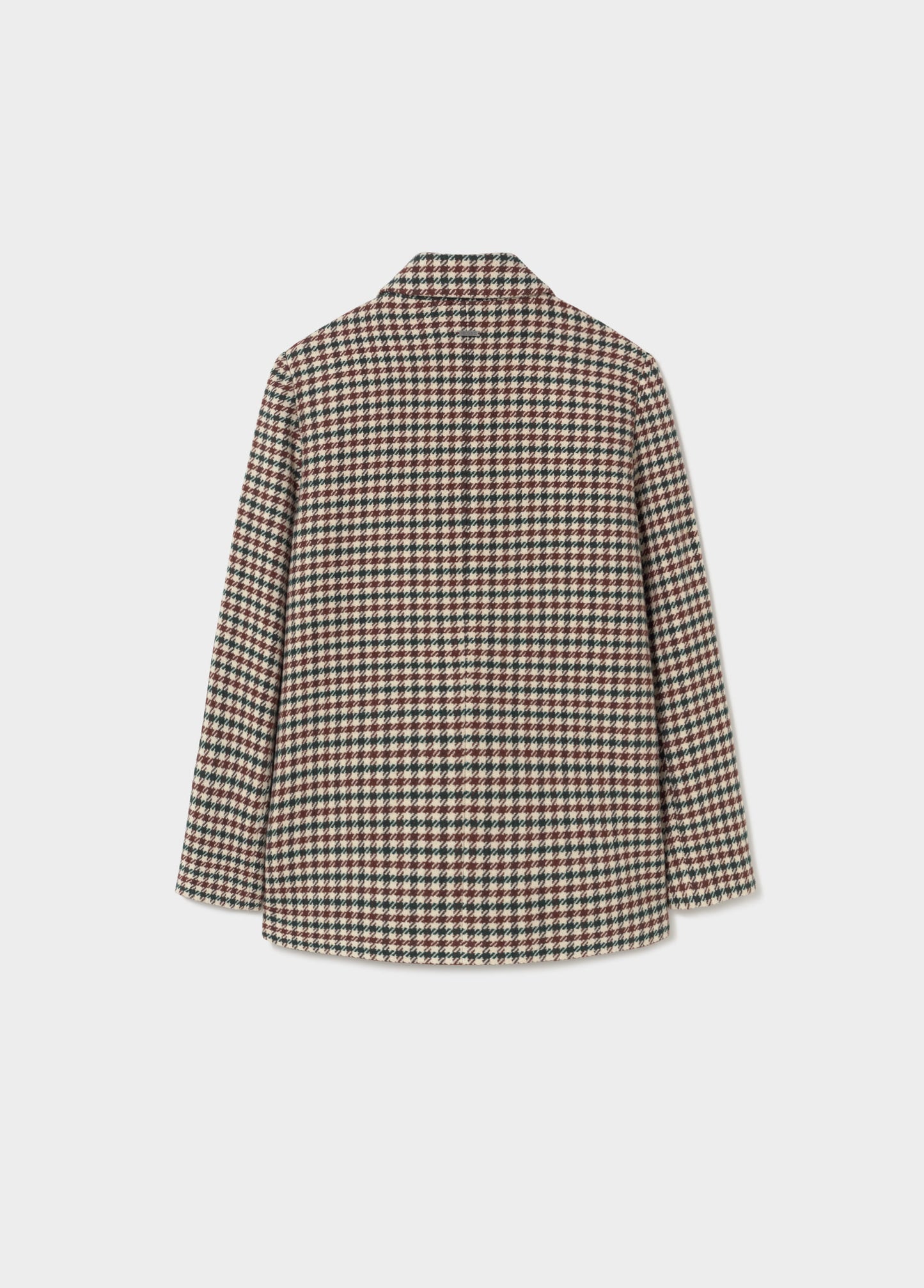 Abrigo entallado cuadros