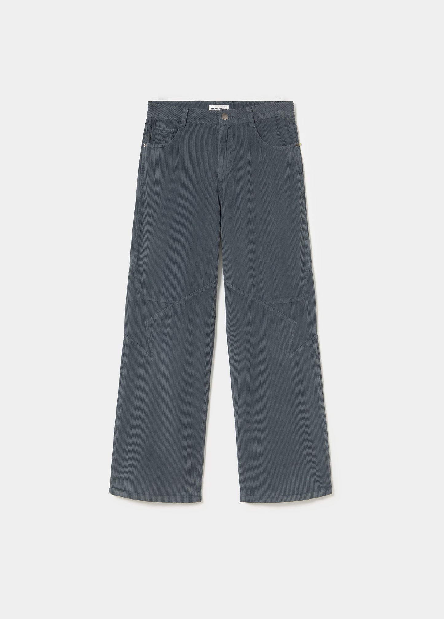 Pantalón pana estrella lateral