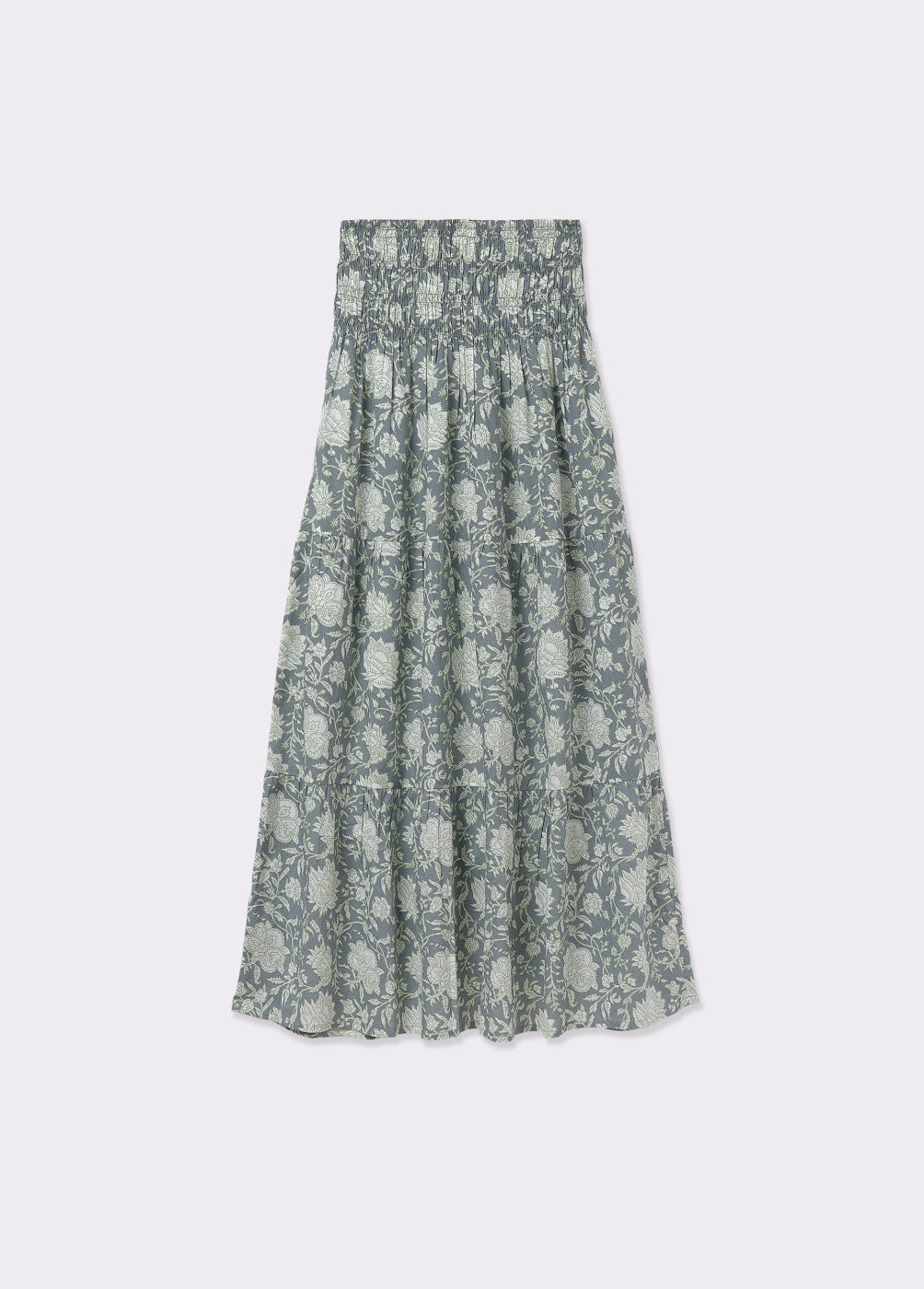 Falda larga smock