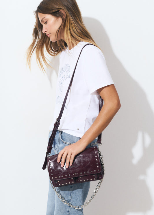 Bolso hombro tachas