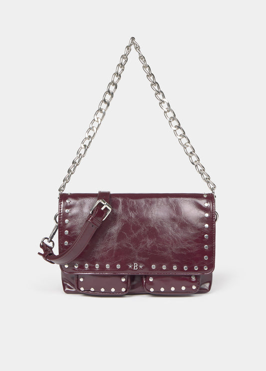 Bolso hombro tachas