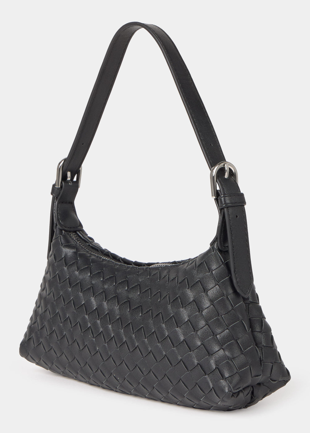 Bolso baguette trenzado