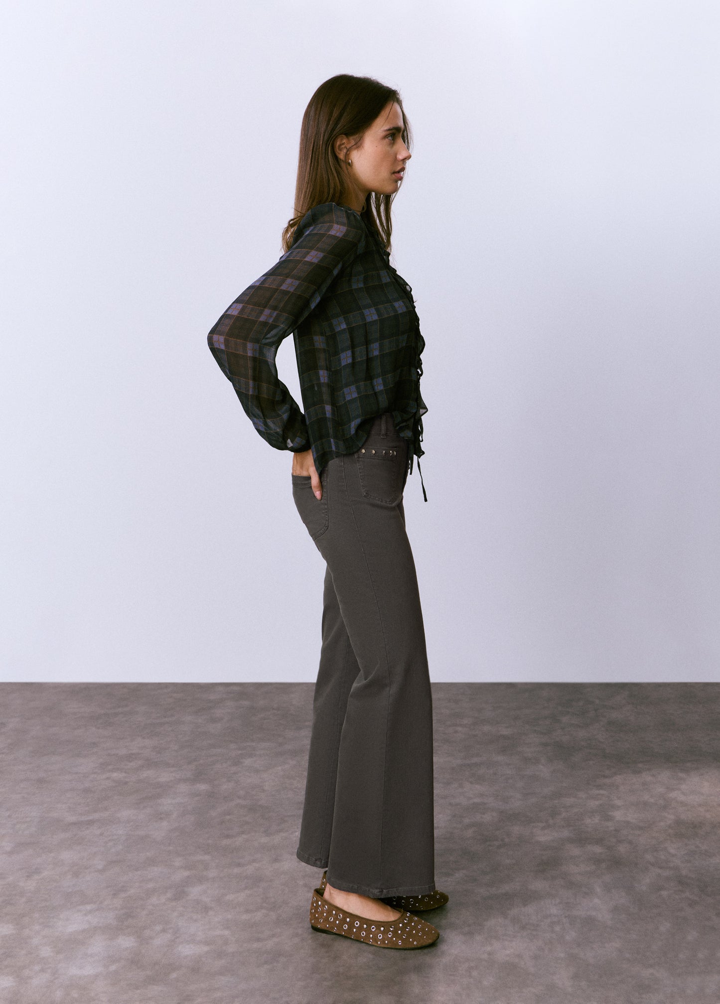 Pantalón culotte estrellas frontales